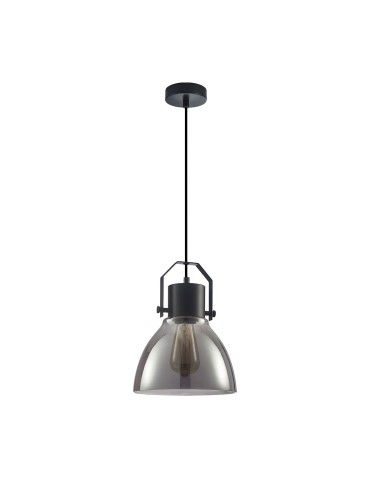 ITALUX Darlena Pendant E27 1x40W Black PND-22371-1-BK+SG