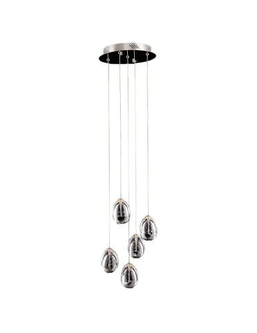 ITALUX Huelto Pendant LED integrated 24W 3000K 1450lm Chrome PND-22112132-5A-CR
