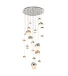 LED pendant lamps - ITALUX Mocado Pendant LED integrated 147.6W 3000K 8860lm Gold PND-13112146-27A-CHPN - product 1