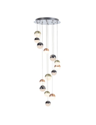 ITALUX LED Pendant Mocado Integrated 58.8W 3000K 3528lm Chrome PND-13112146-14A-CR