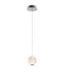 LED pendant lamps - ITALUX Rosario Pendant LED Integrated 4.2W 3200K 280lm Chrome PND-12220121-1A-CR - product 1