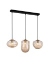ITALUX Hatella Wisząca E27 3x40W Miedziany/Czarny PND-112038-3-BRO+AMB