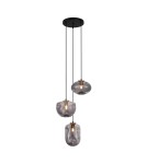 Pendant lamps - ITALUX Hatella Pendant E27 3x40W Copper/Black PND-112038-3A-BRO+SG - product 1