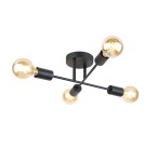 Loft ceiling lamps - industrial - ITALUX Montico Pendant E27 4x40W Black PNC-1627-4-BL - product 1