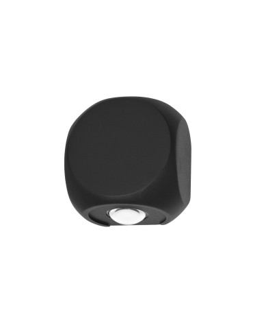 ITALUX Porso Outdoor Wall Mounted LED Integrated 2W 4000K 160lm IP54 Black PL-462