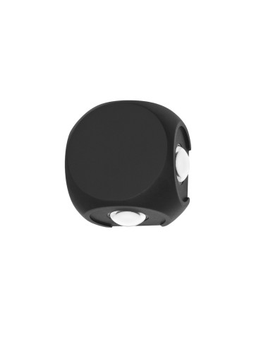 ITALUX Porso Outdoor Wall mounted LED integrated 4W 4000K 260lm IP54 Black PL-461.
