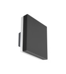 Outdoor wall lamps - ITALUX Viano Outdoor Wall LED Integrated 12W 4000K 860lm IP54 Black PL-271. - product 1