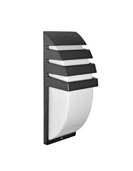 ITALUX Mona Outdoor Wall Mounted LED Integrated 4W 4000K 120lm IP54 Black PL-246