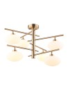 ITALUX Fiorenzo Pendant G9 6x25W Brass MXM3661-6 BRO+W