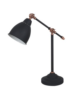 ITALUX Sonny Biurkowa E27 1x60W Grafitowy/Czerwony MT-HN2054-1-B