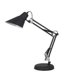 ITALUX Jason Biurkowa E27 1x40W Grafitowy/Nikiel MT-HN2041 BK+S.NICK