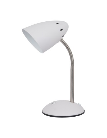 ITALUX Cosmic Desk E27 1x60W White/Nickel MT-HN2013-WH+S.NICK