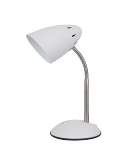 ITALUX Cosmic Biurkowa E27 1x60W Biały/Nikiel MT-HN2013-WH+S.NICK