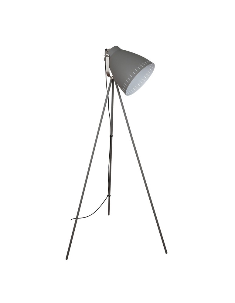 Tripod floor lamps - ITALUX Franklin Standing E27 1x60W Gray ML-HN3068-GR+S.NICK - product kolory-swiatla.pl 1