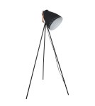 Tripod floor lamps - ITALUX Franklin Standing E27 1x60W Graphite/Red ML-HN3068-B+RC - product 1
