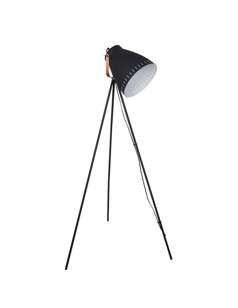 Tripod floor lamps - ITALUX Franklin Standing E27 1x60W Graphite/Red ML-HN3068-B+RC - product kolory-swiatla.pl 1