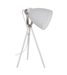 Reading table lamps - ITALUX Franklin Standing E27 1x60W White/Nickel ML-HN2278-WH+S.NICK - product 1