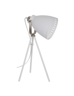 ITALUX Franklin Stojąca E27 1x60W Biały/Nikiel ML-HN2278-WH+S.NICK