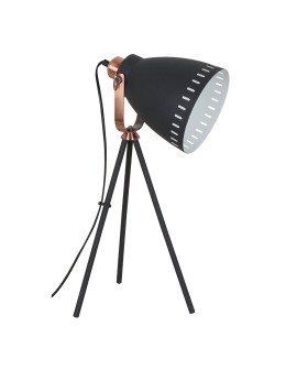 ITALUX Franklin Standing E27 1x60W Graphite/Red ML-HN2278-B+RC