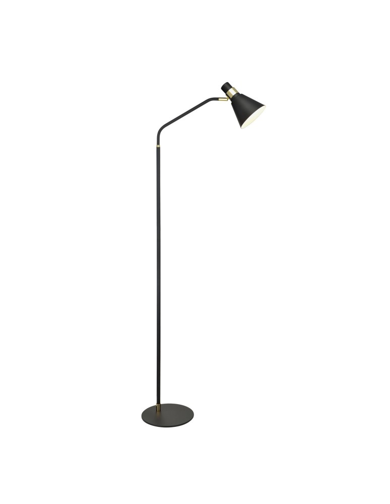 Broken floor lamps - ITALUX Biagio Standing E14 1x40W Black/Gold ML-H16079BFLK-1 - product kolory-swiatla.pl 1