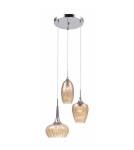 Pendant lamps - ITALUX Marano Pendant E14 3x40W Chrome MDM2289/3B - product 1