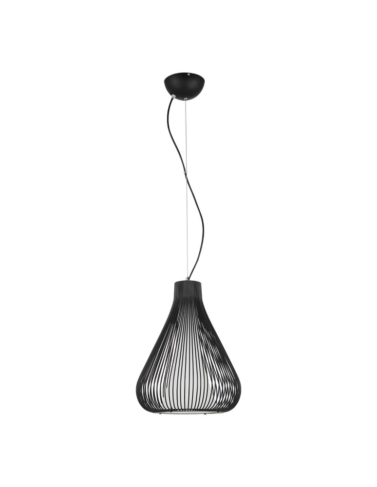 Pendant lamps - ITALUX Inksis Pendant E27 1x60W Black MDM2245-1 - product kolory-swiatla.pl 1
