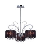 Glamour chandeliers - ITALUX Span Pendant E14 3x40W Black MDM1583/3 - product 1