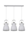 ITALUX Franklin Pendant E27 3x60W White/Nickel MD-HN8026S-3-WH+S.NICK