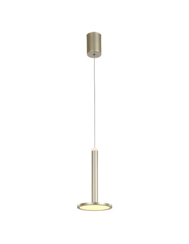 ITALUX Oliver LED Pendant Integrated 12W 3000K 415lm Gold MD17033012-1A GOLD.