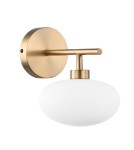 Scandinavian style wall lamps - ITALUX Fiorenzo Wall lamp G9 1x25W Brass MBM3661-1 BRO+W - product 1