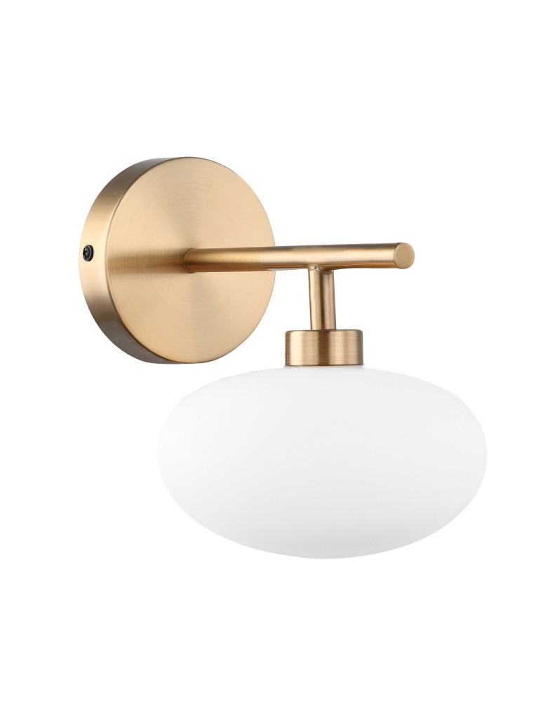 Scandinavian style wall lamps - ITALUX Fiorenzo Wall lamp G9 1x25W Brass MBM3661-1 BRO+W - product kolory-swiatla.pl 1