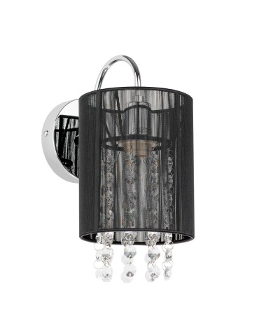 ITALUX Lana BK Wall lamp E14 1x40W Black MBM1787/1 BK