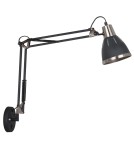 Loft wall lamps - industrial - ITALUX Vera Wall lamp E27 1x40W Black MB-HN5069 BL+S.NICK - product 1