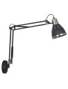 ITALUX Vera Wall lamp E27 1x40W Black MB-HN5069 BL+S.NICK