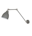 Scandinavian style wall lamps - ITALUX Sonny Wall lamp E27 1x60W Grey MB-HN5011-1-GR - product 1