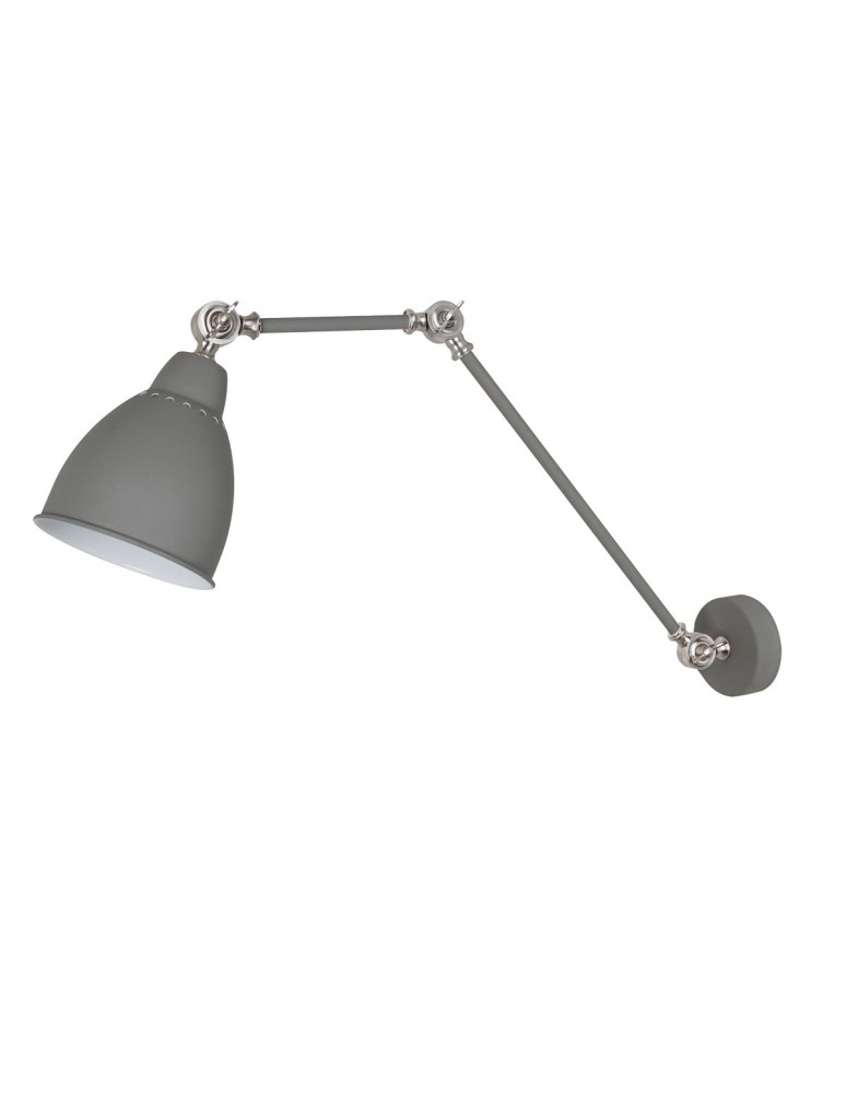 Scandinavian style wall lamps - ITALUX Sonny Wall lamp E27 1x60W Grey MB-HN5011-1-GR - product kolory-swiatla.pl 1