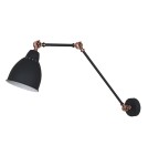 Scandinavian style wall lamps - ITALUX Sonny Wall lamp E27 1x60W Graphite/Red MB-HN5011-1-B - product 1