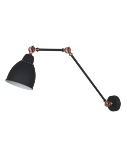 ITALUX Sonny Kinkiet E27 1x60W Grafitowy/Czerwony MB-HN5011-1-B