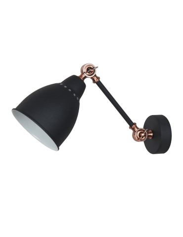 ITALUX Sonny Wall lamp E27 1x60W Graphite MB-HN5010-1-B