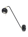 ITALUX Charissa Wall lamp GU10 1x35W Black/Gold MB-H16049TLK-1-B/G