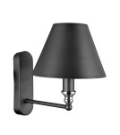 Wall lamps with lampshade - ITALUX Banito Wall lamp E14 1x40W Grey MB38623/1 - product 1