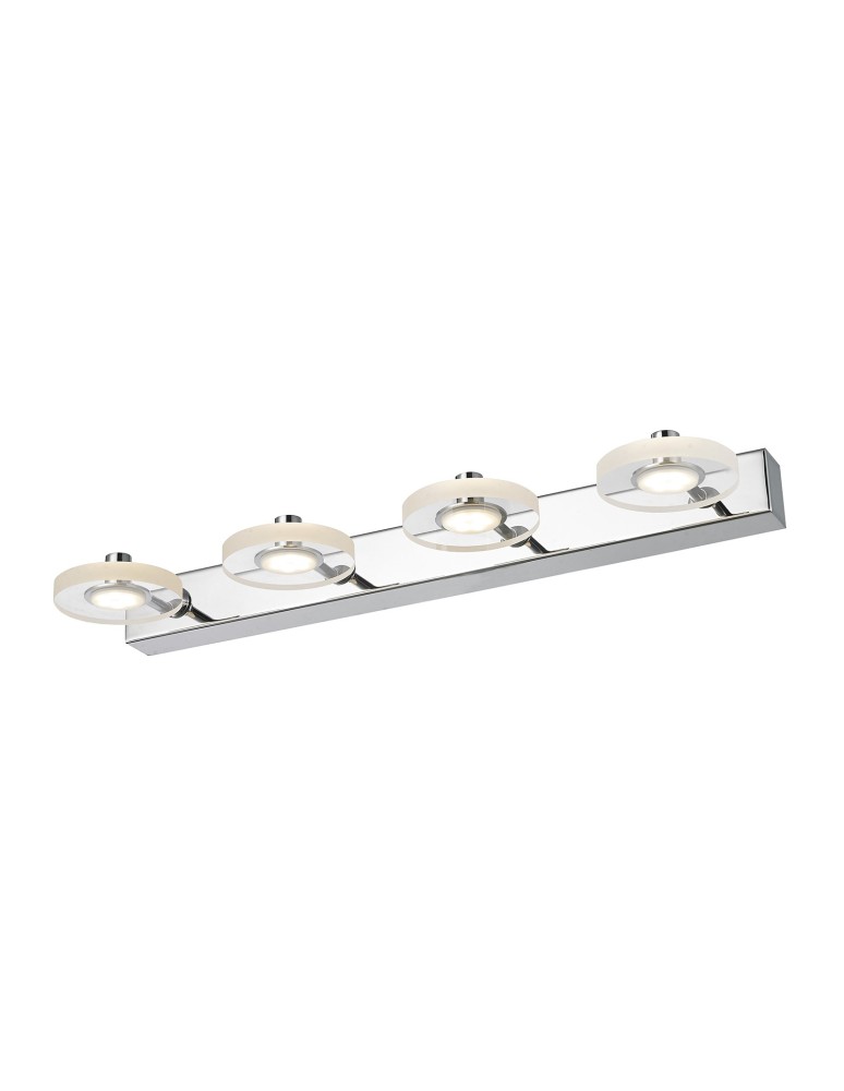 Wall lamps - ITALUX Harmony Integrated LED wall lamp 12W 3000K 840lm IP21 Chrome MB1225/4 - product kolory-swiatla.pl 1