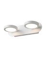 ITALUX Kendra Integrated LED wall lamp 10W 3000K 630lm IP21 White MB1063/2