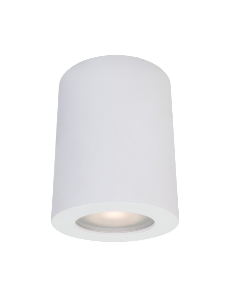 Hermetic ceiling luminaires - ITALUX Fausto Surface-mounted GU10 1x40W IP44 White IT8005R1-WH - product kolory-swiatla.pl 1