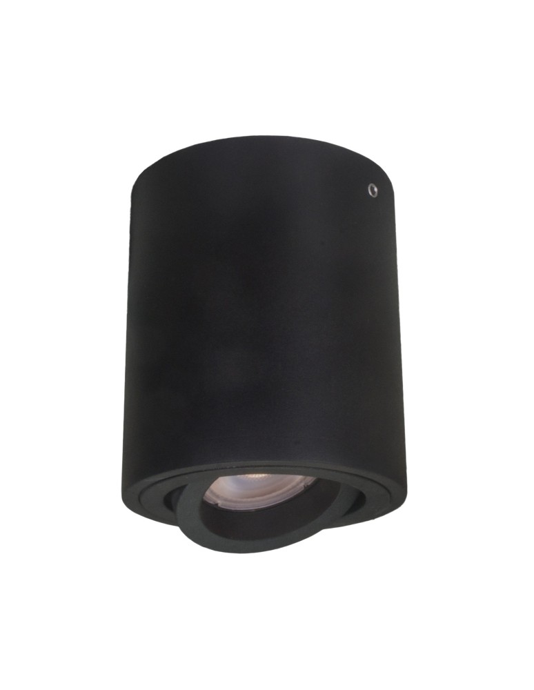 Ceiling luminaires for replaceable light source - ITALUX Lucia Surface-mounted GU10 1x40W Black IT8004R1-BK - product kolory-swiatla.pl 1