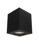 Hermetic ceiling luminaires - ITALUX Fabrycio Surface-mounted GU10 1x50W IP44 Black IT8003S1-BK - product 1