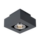 Ceiling luminaires for replaceable light source - ITALUX Casemiro Surface-mounted GU10 1x50W Black/Aluminum IT8002S1-BK/AL - product 1