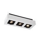 Ceiling luminaires for replaceable light source - ITALUX Casemiro Surface-mounted GU10 3x50W White/Black IT8001S3-WH/BK - product 1