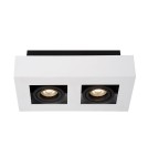 Ceiling luminaires for replaceable light source - ITALUX Casemiro Surface-mounted GU10 2x50W White/Black IT8001S2-WH/BK - product 1