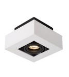 Ceiling luminaires for replaceable light source - ITALUX Casemiro Surface-mounted GU10 1x50W White/Black IT8001S1-WH/BK - product 1